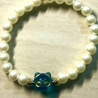 Cat pearl like Bracelet
